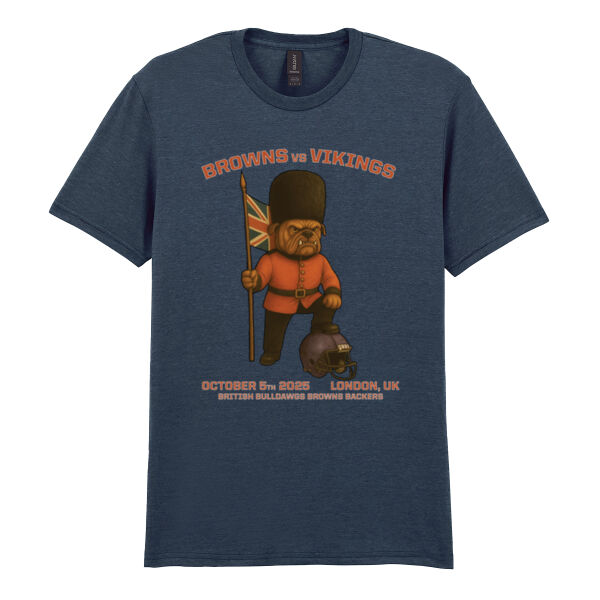 Browns Backers - Guard Dawg T-Shirt - Dark Heather T-shirt Thumbnail