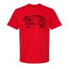 Softstyle™ midweight adult t-shirt Thumbnail